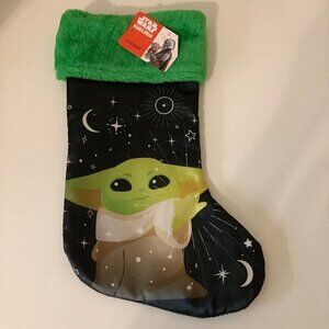 Star Wars Mandalorian Christmas Kids Silky Stocking New With Tags